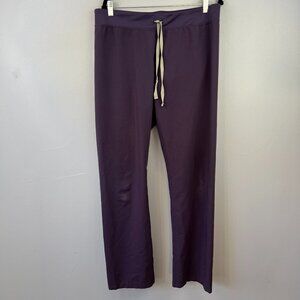 FIGS Womens High Waisted Livingston Scrub Pants in Purple‎ Jam Size LT